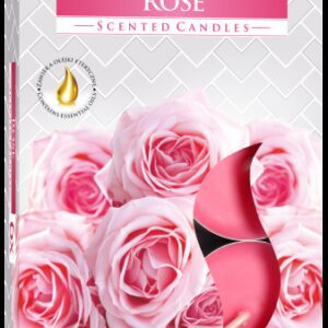 Zestaw 6 Pachnących Podgrzewaczy – Róża