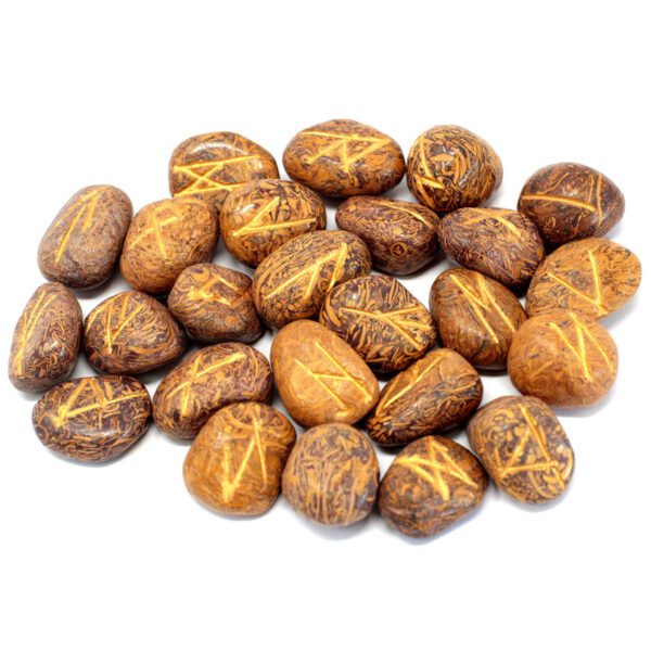 Zestaw Run w Woreczku – Jaspis Wężowy