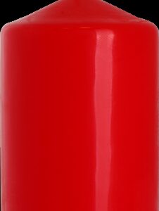 Świeca pojedyncza filarowa 60x100mm - czerwona