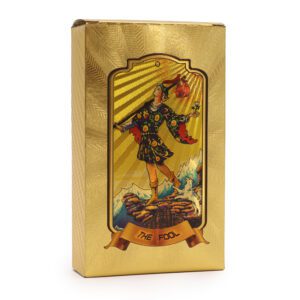 Złota Talia Kart Tarota Golden Tarot Card Set