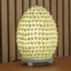 Lampa Boho z Muszli Morskiej – Buting Shell Owalna – 15 cm