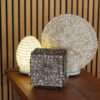 Lampa Boho z Muszli Morskiej – Buting Shell Owalna – 15 cm