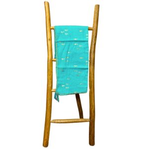 Pario Nomad Sari z Kolekcji Med – Turkusowy i Złoty – Wzór Ryb