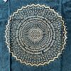 Koszulka Stone Washed S – Mandala – Zielona