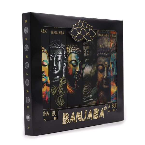 Zestaw Kadzidełek Banjara Buddha – 6 Zapachów