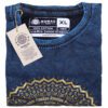 Koszulka Stone Washed XL – Mandala – Niebieska