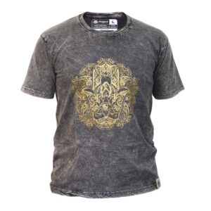 Koszulka Stone Washed L – Hamsa – Ciemnoszara