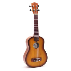 ukulele dekoracyjne czterostrunowe pomaranczowy gradient