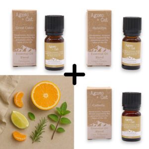 Agnes & Cat – Zestaw 3 Olejków Eterycznych – Energy Boost