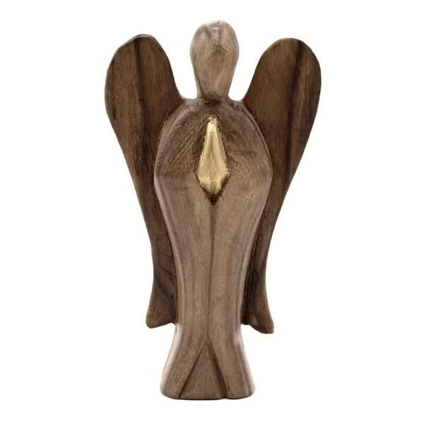 Aniol Hati-Hati z drewna suar 15 cm Przyjazn