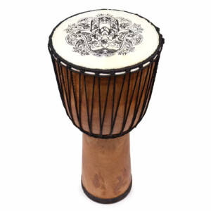 beben djembe z drewna suar 50 cm hamsa