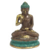 figurka buddy z mosiadzu duzy siedzacy budda