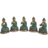 figurka buddy z mosiadzu mini budda z uniesiona dlonia