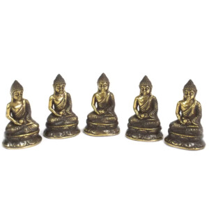 figurka buddy z mosiadzu mini medytujacy budda