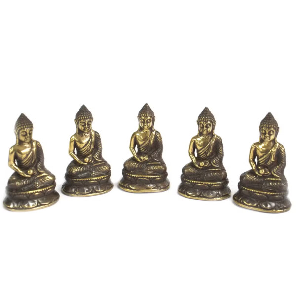 figurka buddy z mosiadzu mini medytujacy budda