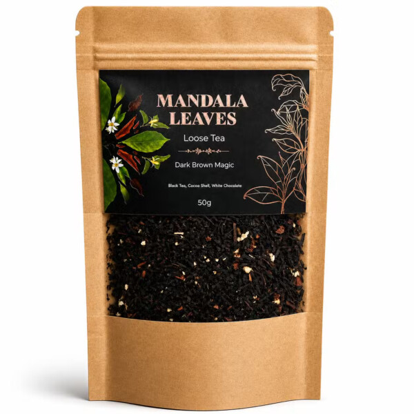 herbata czarna aromatyzowana ciemnobrazowa magia 50 g