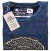 Koszulka Stone Washed XL – Mandala – Niebieska
