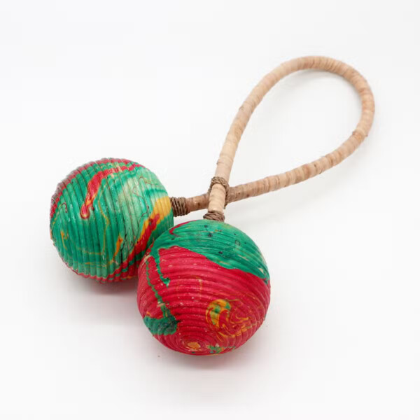 marakasy rattanowe 25 cm podwojny skret