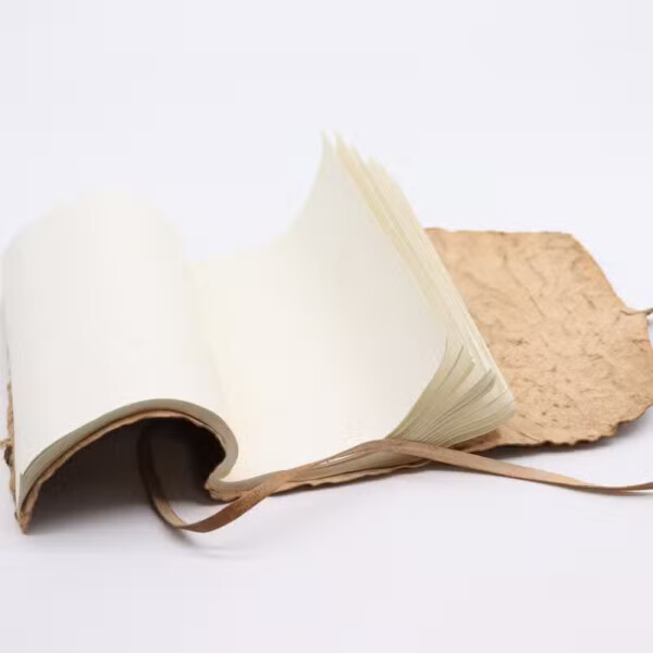 notes skorzany zwijana naturalna skora