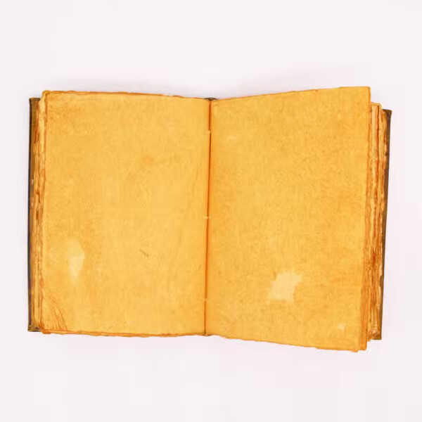 notes skorzany kawowa skora z sowa