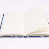 notes w bawelnianej oprawie indygo z rybami