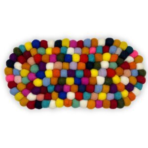 Filcowa Podkładka Owalna – 38x18 cm Kolorowa