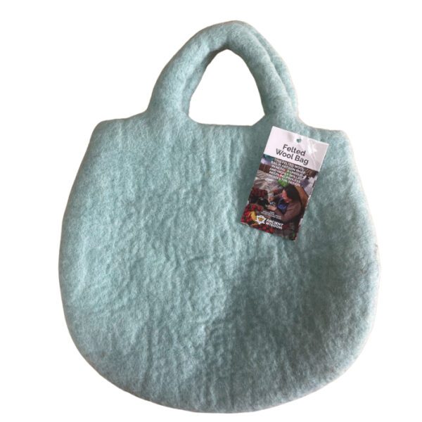 Filcowa Torebka z Motywem Drzewa i Ula – 35x27 cm - obrazek 2