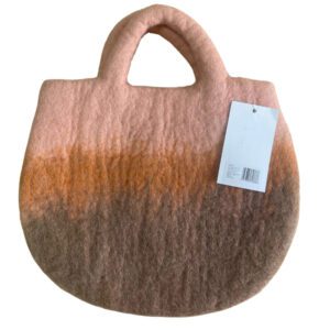 Filcowa Torebka Słonecznik i Pszczoły – 35×27 cm