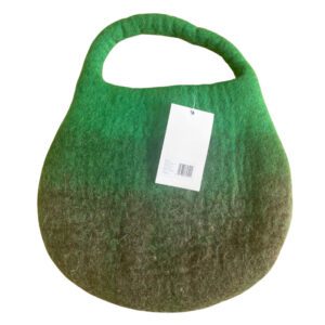 Filcowa Torebka z Pszczołami – Jedno Ucho i Magnes – Ogrodowa Zieleń