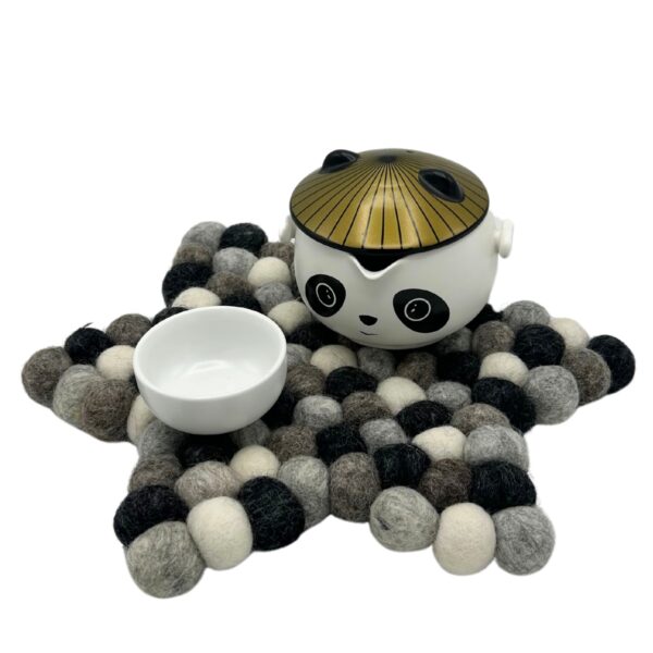 Filcowa Podkładka Gwiazdka – Szara