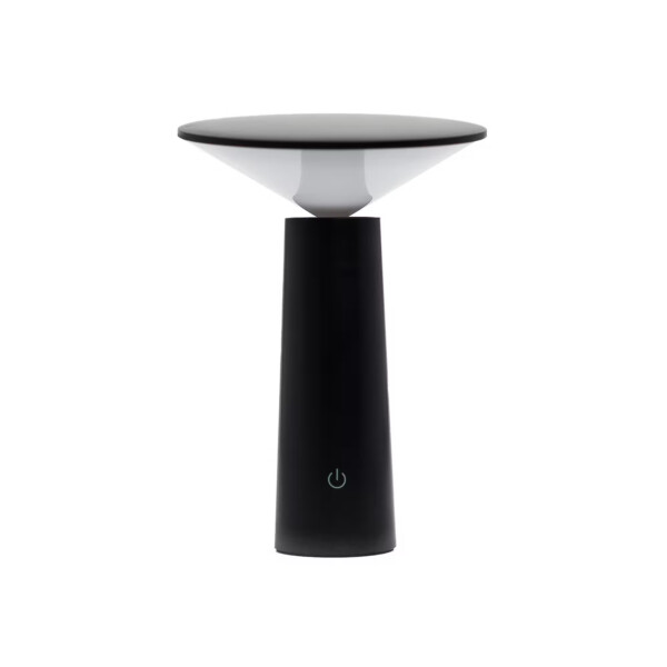 lampa dotykowa LED Black Mushroom czarna lampa grzybek