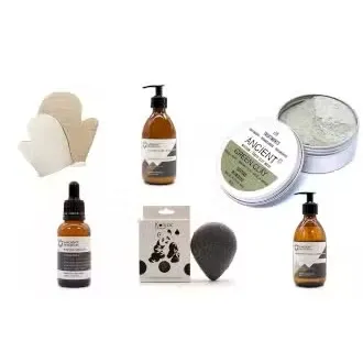 zestaw oczyszczający kosmetyki do twarzy i ciała odświeżenie i blask