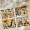 Talia tarota OIRAN Tarot Cards Double Major rozłożona na jasnym futrze
