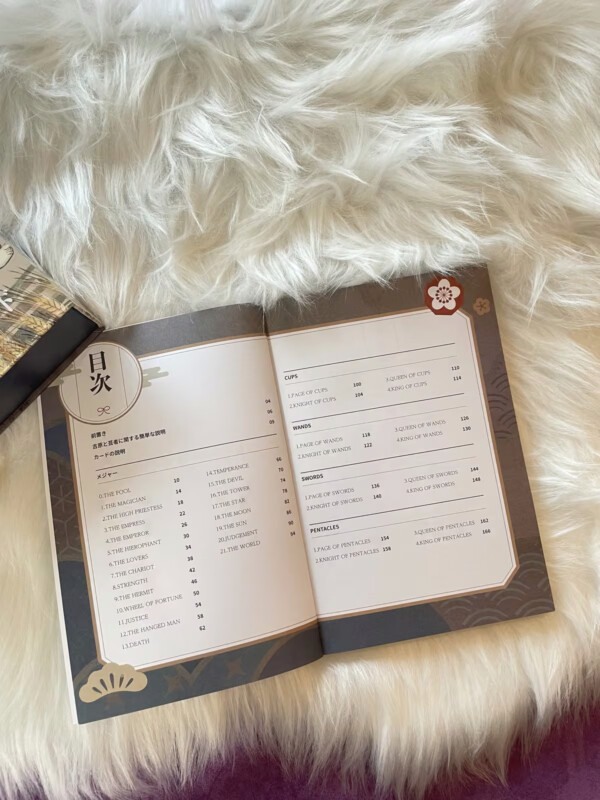 Talia tarota OIRAN Tarot Cards Double Major spis treści przewodnika